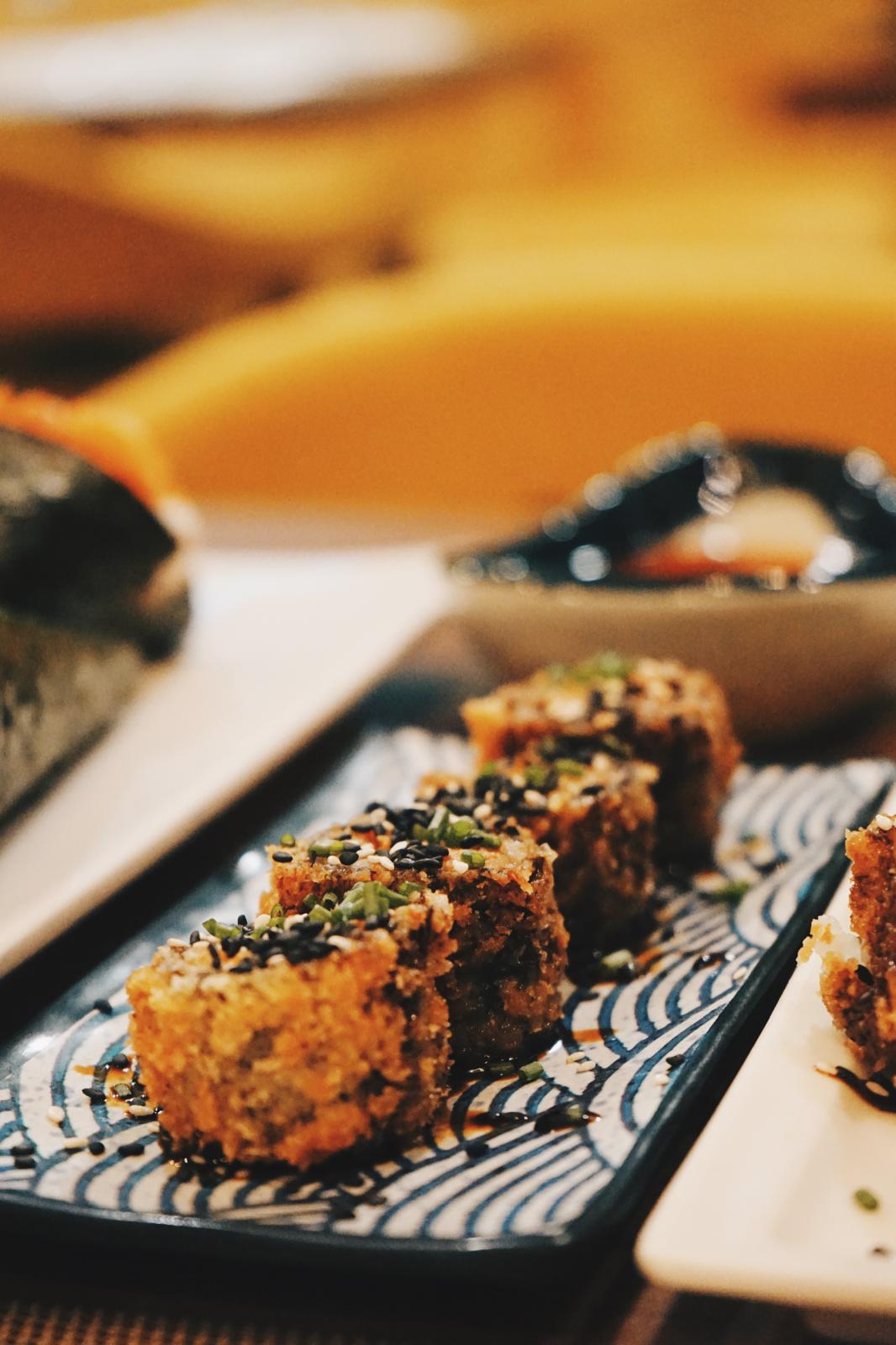 Prato de sushi